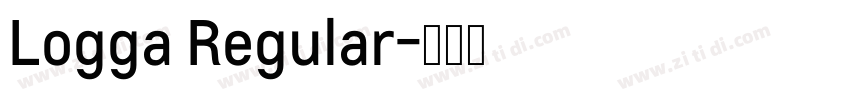 Logga Regular字体转换